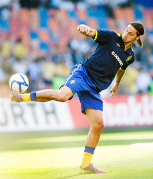 Uppvärmning,  Zlatan Ibrahimovic