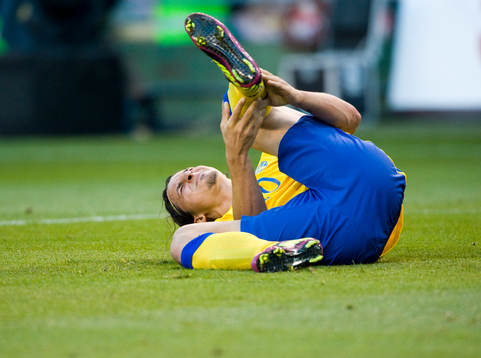 Zlatan Ibrahimovic,  skada