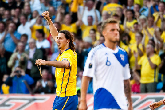Zlatan Ibrahimovic, Sverige (Jubel)