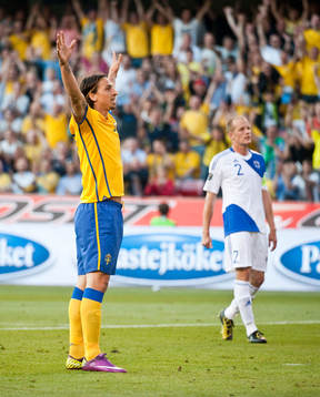 Zlatan Ibrahimovic, Sverige (Jubel)