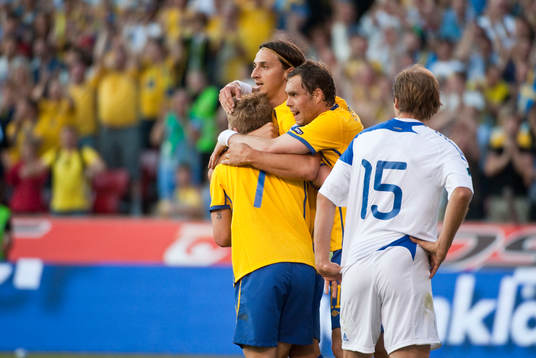 Zlatan Ibrahimovic, Sverige (Jubel)