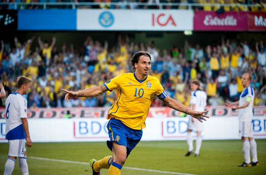 Zlatan Ibrahimovic, Sverige jubel
