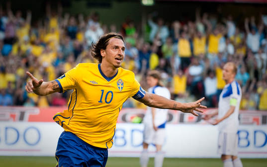 Zlatan Ibrahimovic, Sverige (Jubel)