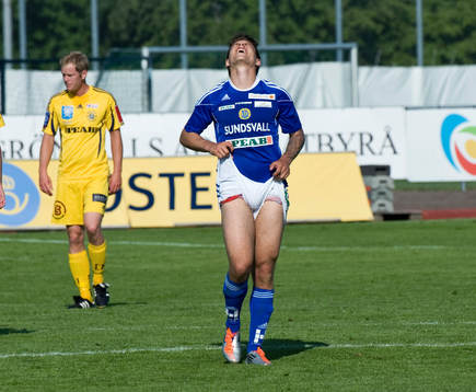 Fredrik Holster, Sundsvall, deppar, depp