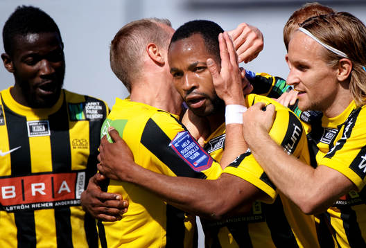 Rene Makondele, Häcken, jubel