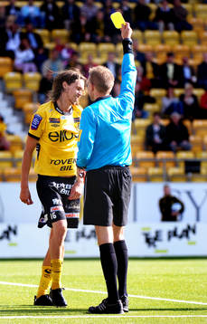 Daniel Nordmark, Elfsborg, gult kort, varning