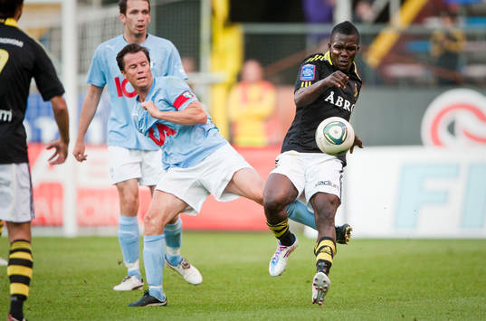 Daniel Andersson, Malmö och Ibrahim Tete Bangura, AIK