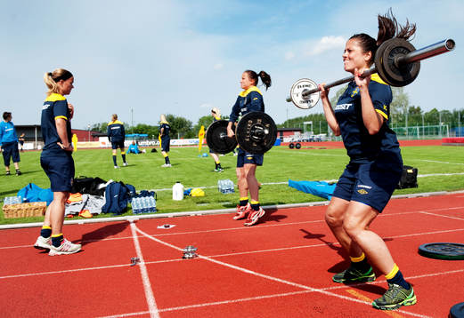 Sara Thunebro, Sofia Lundgren, målvakt, Madelaine Edlund