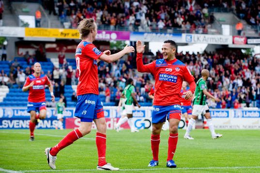 Rasmus Jönsson, Rachid Bouaouzan, Helsingborg jubel