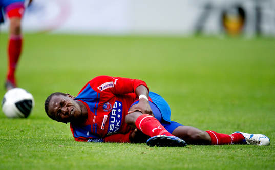 May Mahlangu, Helsingborg, skada, smärta