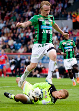 Jesper Florén, GAIS, Pär Hansson, målvakt, Helsingborg