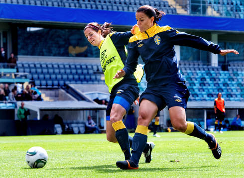 Lotta Schelin, Jessica Landström