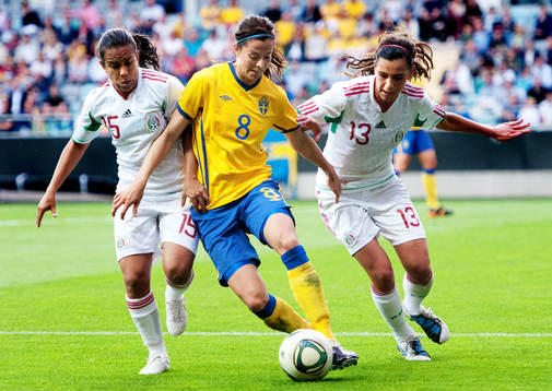 Rosario Saucedo, Mexiko, Lotta Schelin, Sverige, Natalie