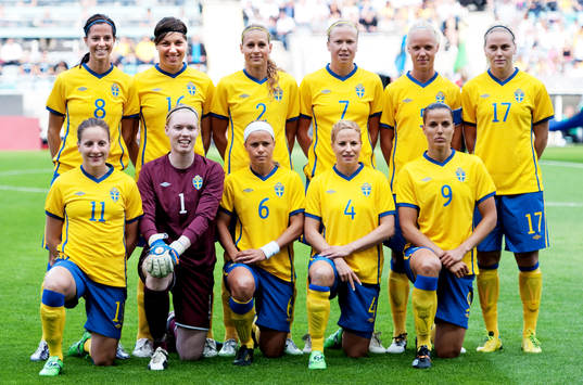 Lotta Schelin, Linda Forsberg, Charlotte Rohlin, Sara