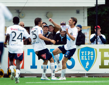 Mikael Dahlberg och Jakob Orlov, Gefle, jubel