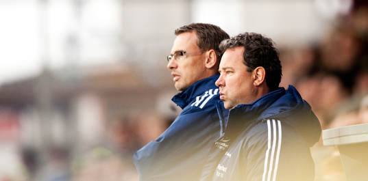Jonas Olsson och Stefan Rehn, tränare