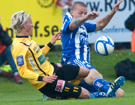Adam Berner, Mjällby och Ragnar Sigurdsson, Göteborg