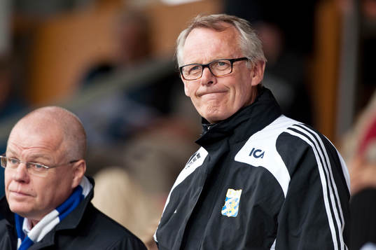 Kent Olsson, ordförande, och Seppo Vaihela, IFK Göteborg