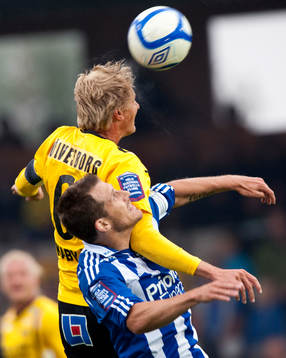 Nickduell, Patrik Rosengren, Mjällby, mot Tobias Hysen,