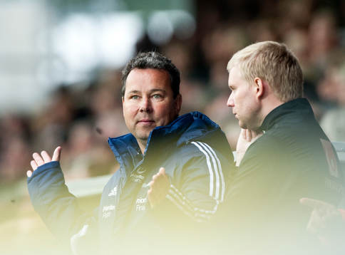 Stefan Rehn, tränare, Göteborg och Daniel Böcker, Domare