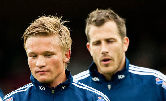 Nicklas Bärkroth och Tobias Hysén