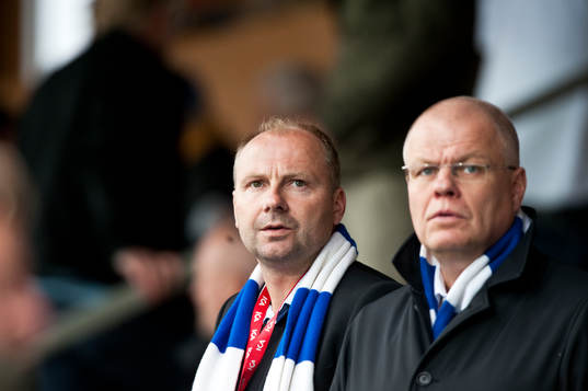 Håkan Mild, sportchef och Kent Olsson, ordförande, IFK