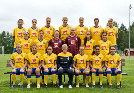 Bläddra bland fler bilder av Fotboll, Dam, U23, Sverige