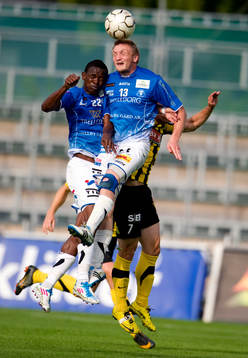Ibrahim Koroma, Fredrik Jensen, Trelleborg krockar
