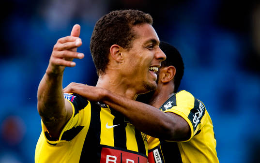 Mathias Ranégie, Rene Makondele, Häcken, jubel