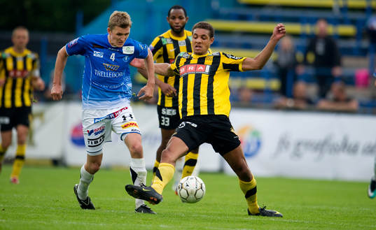 Peter Abelsson, Trelleborg, Mathias Ranégie, Häcken