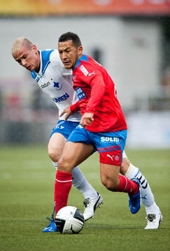 Petru Racu, Norrköping och Rachid Bouaouzan, Helsingborg
