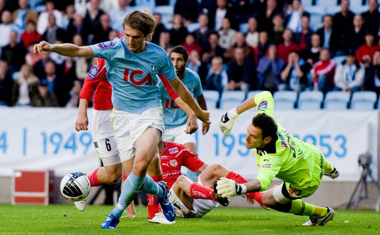 Dardan Rexhepi, Malmö FF, Etrit Berisha, målvakt, Kalmar