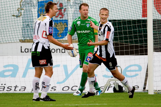 Fredrik Olsson, Landskrona, Henrik Gustavsson, målvakt