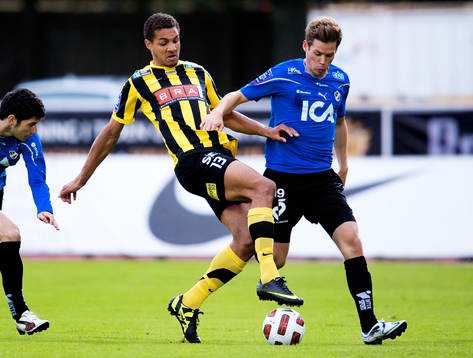 Mathias Ranégie, Häcken, Emil Salomonsson, Halmstad
