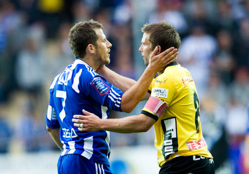 Kärvänligt, Anders Svensson, Elfsborg, och Tobias Hysén,