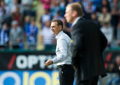 Jonas Olsson, tränare, Göteborg och Magnus Haglund,