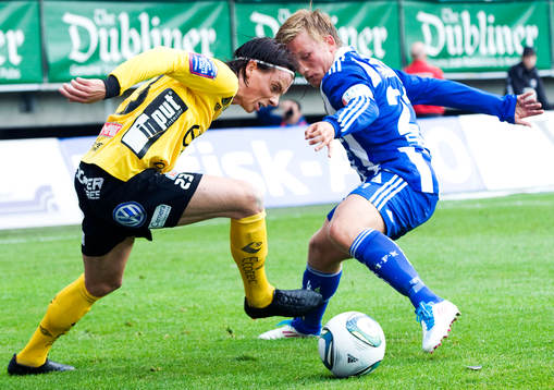 Niklas Hult, Elfsborg, och Nicklas Bärkroth, Göteborg