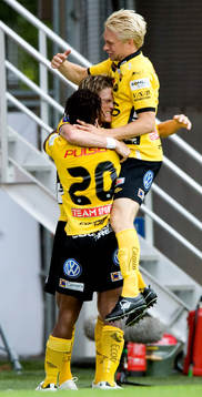 0-1 Amadou Jawo, Elfsborg, jubel