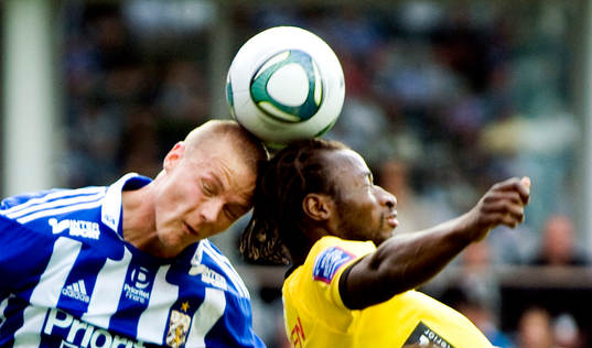 Ragnar Sigurdsson, Göteborg och Amadou Jawo, Elfsborg