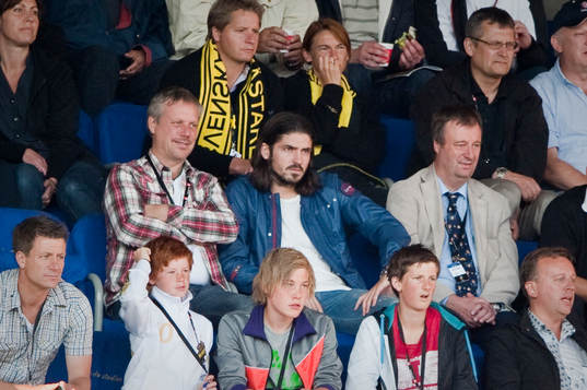Bojan Djordjic på läktaren
