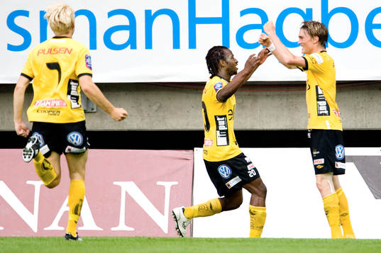 Johan Larsson, Amdou Jawo, Lasse Nilsson, Elfsborg, jubel