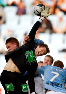 Mattias Hugosson, målvakt, Gefle, Pontus Jansson, Malmö FF
