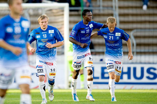 Fredrik Jensen, Ibrahim Koroma, Magnus Andersson,