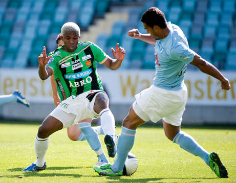 Eric Bassombeng, GAIS, Wilton Figueiredo, Malmö FF