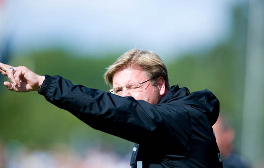 Peter Swärdh, tränare, Mjällby, nu pekar det uppåt igen