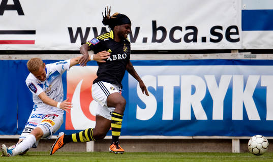 Magnus Andersson, Trelleborg, Martin Kayongo Mutumba, AIK