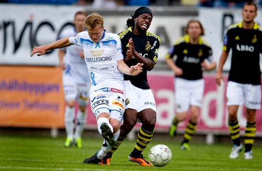 Joakim Nilssson, Trelleborg, Martin Kayongo Mutumba, AIK