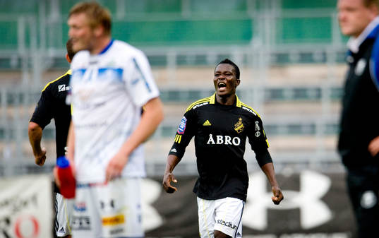 Ibrahim Bangura, AIK jubel, Trelleborg depp