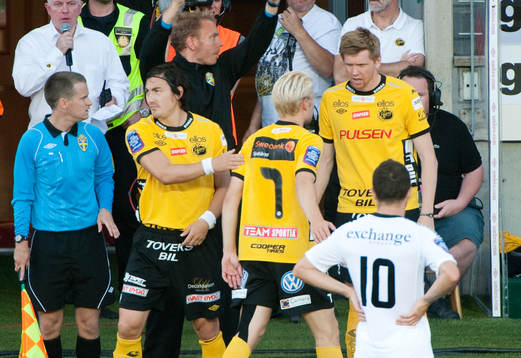 Johan Larsson, Elfsborg, byte med Stefan Ishizaki