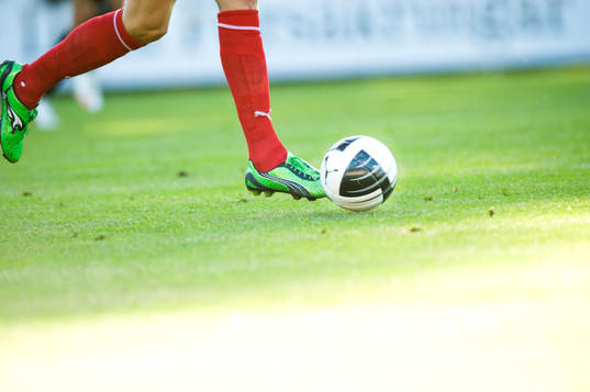 Genre, reklam, puma, ben, fot, boll